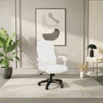 Housse De Chaise De Bureau Unie Extensible Et Résistante