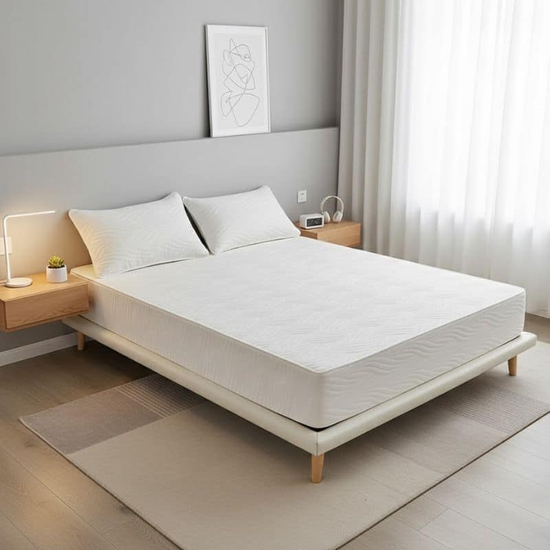 Drap-housse Style Matelassé Élégant Drap-housse Style Matelassé Élégant