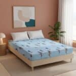 Drap-housse À Motif Plume Céleste