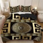 Housse de Couette Style Prestige Doré 3 Pièces