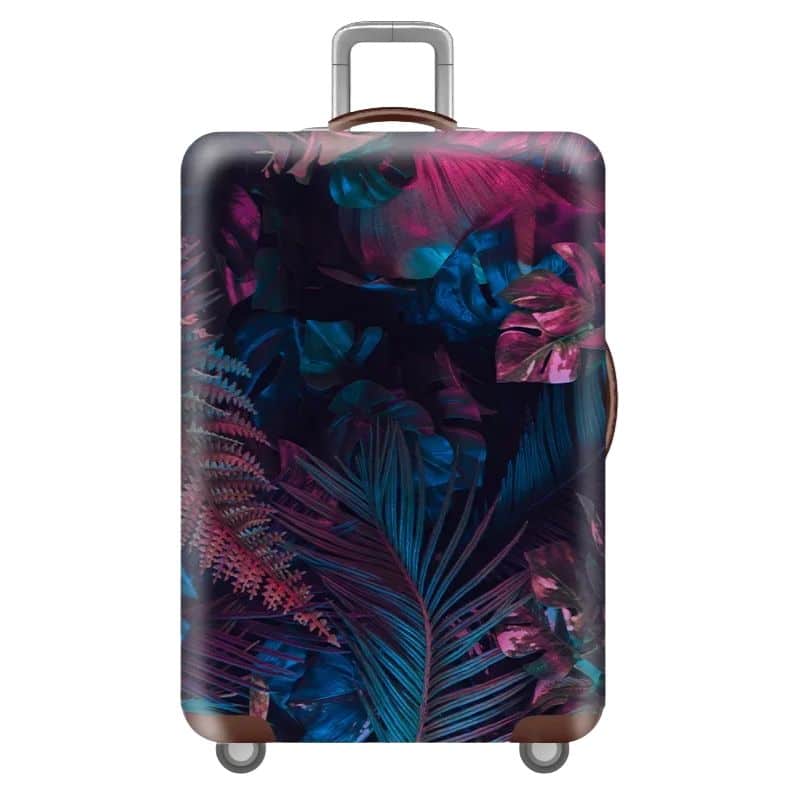Housse de Valise Grande Taille Forêt Tropicale de Nuit Housse de Valise Grande Taille Forêt Tropicale de Nuit