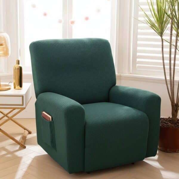 Housse De Fauteuil Extensible Uni Élégant