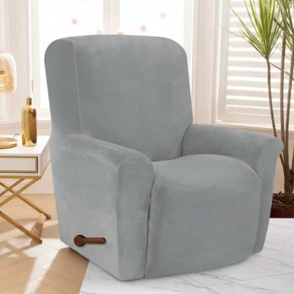 Housse De Fauteuil Unie Élégante