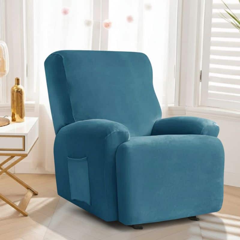 Housse De Fauteuil Relax En Velours Épais Style Chic Et Contemporain Housse De Fauteuil Relax En Velours Épais Style Chic Et Contemporain