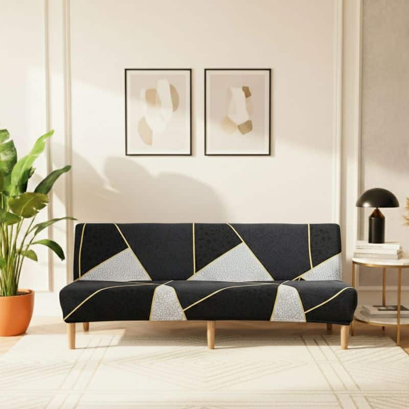Housse De Canapé Clic-Clac Taille Standard Style Contemporain Chic Housse De Canapé Clic-Clac Taille Standard Style Contemporain Chic