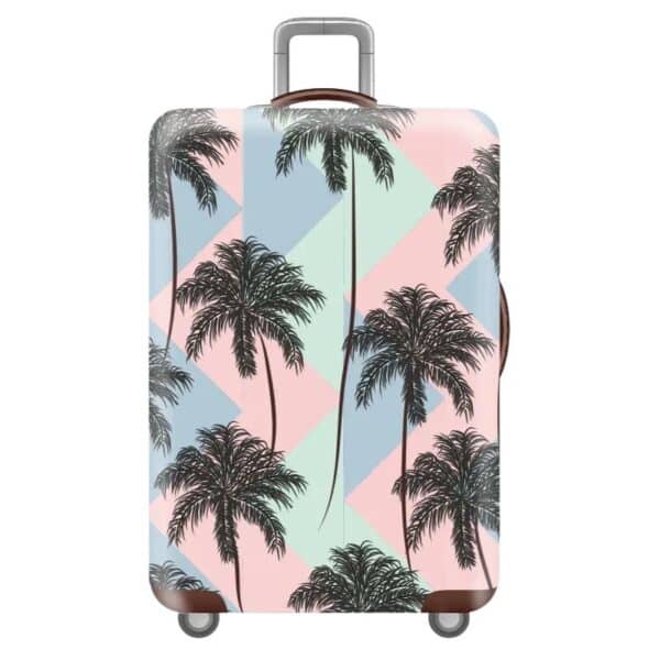 Housse de Valise Grande Taille Palmiers Tropicaux