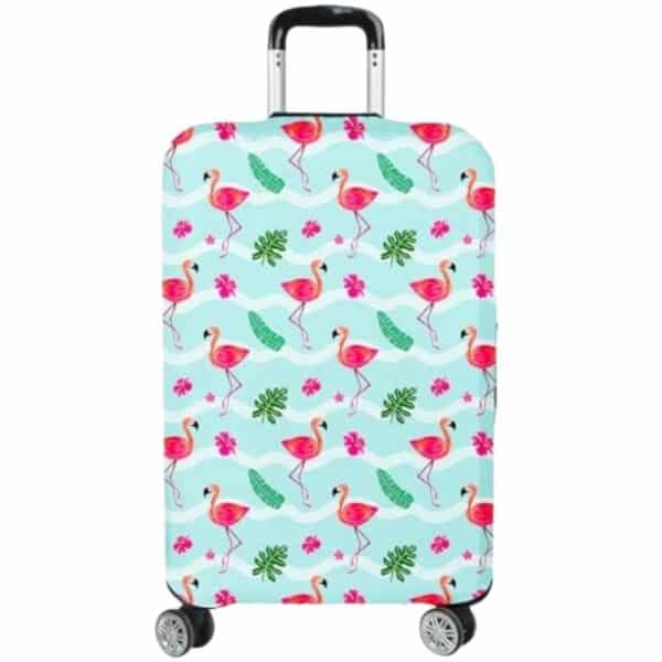 Housse de Valise Design Flamants Roses