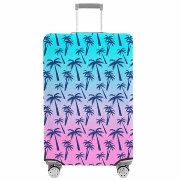 Housse de Valise Design Palmiers Exotiques