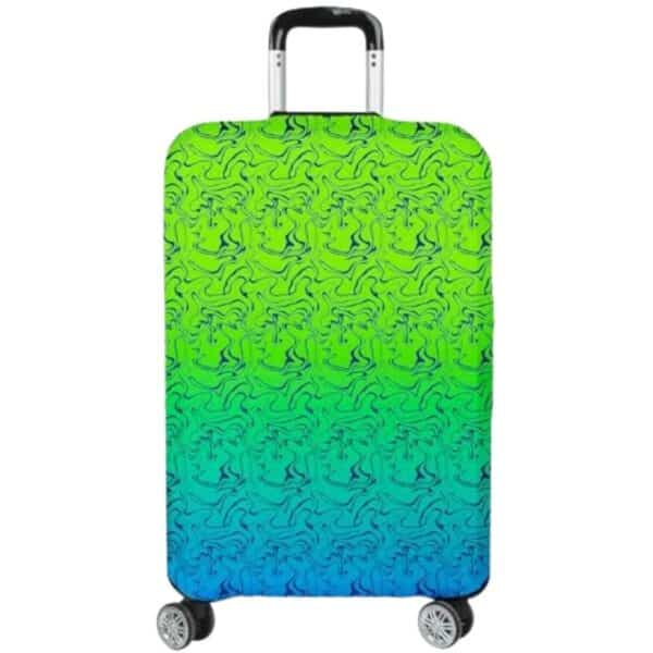 Housse de Valise Design À Motif d’Ondes Dégradées