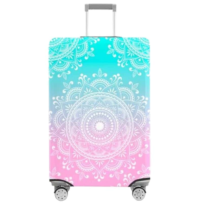 Housse de Valise Design Mandala Dégradé Housse de Valise Design Mandala Dégradé