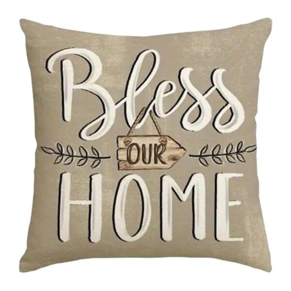 Housse de Coussin À Citation Positive