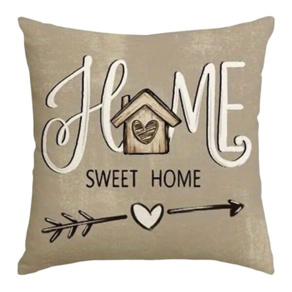 Housse De Coussin Style Rustique Et Chaleureux