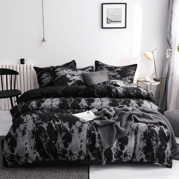 Housse de Couette À Effet Fumé Design Moderne