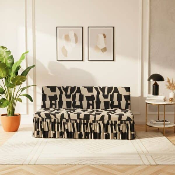 Housse De Canapé Convertible Et Déperlante Design Graphique Moderne