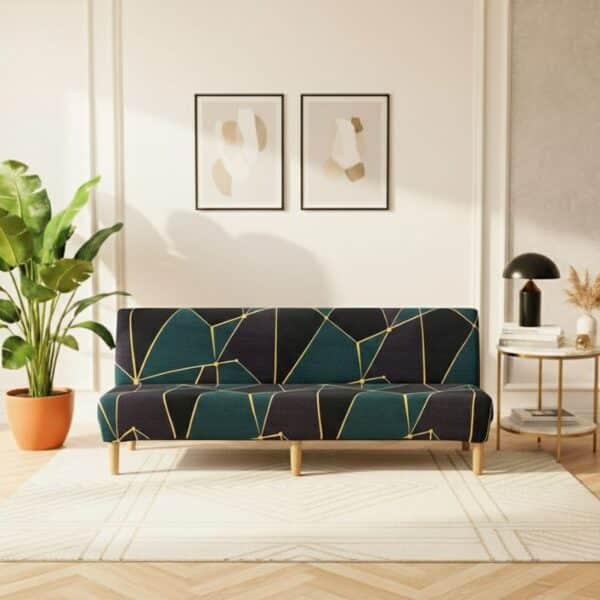 Housse De Canapé Clic-Clac Taille Standard Avec Imprimé Abstrait Chic