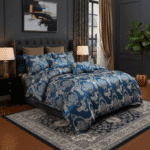 Housse de Couette Style Royal en Satin
