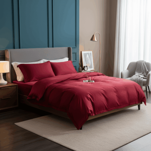 Housse de Couette Style Soie Royale