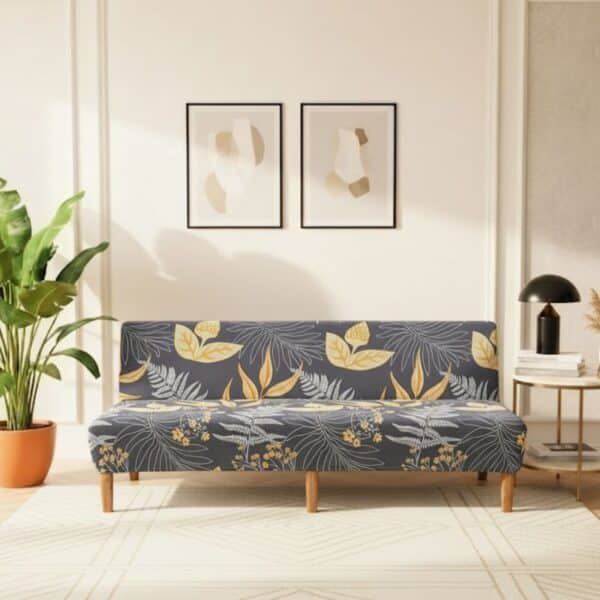 Housse De Canapé Clic-Clac Taille Standard À Motif Floral Moderne