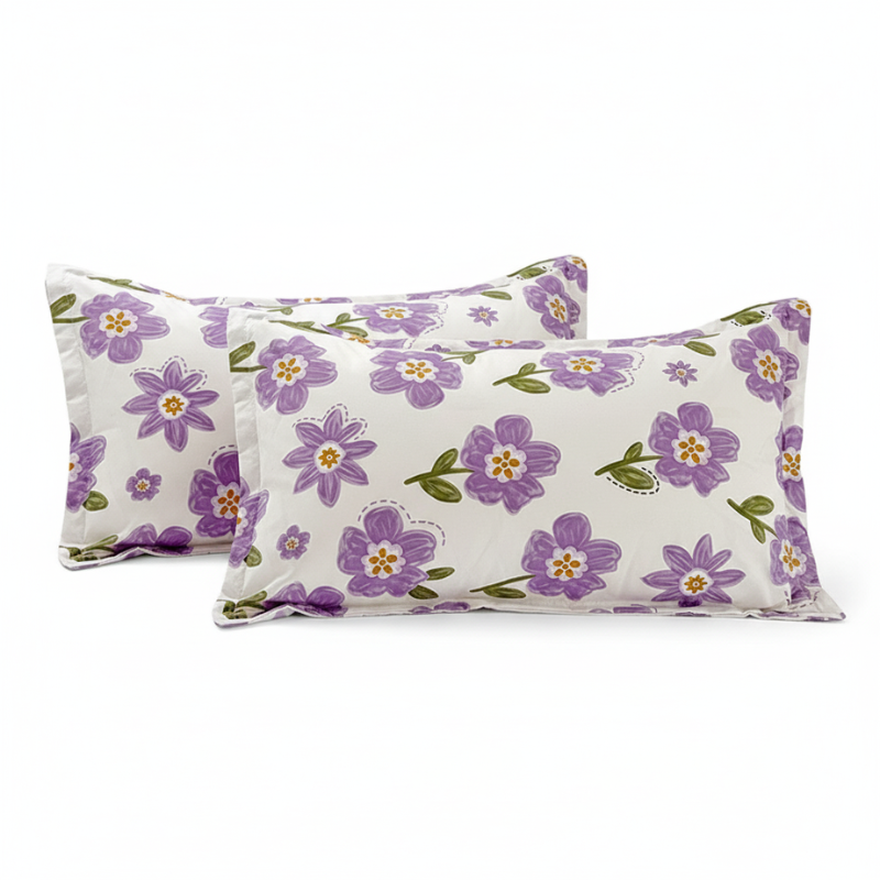 Taie d’Oreiller À Fleurs Printanières