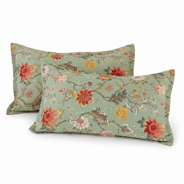 Taie d’Oreiller À Motifs Fleuris