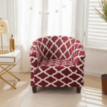 Housse de Fauteuil Club À Motif Classique Arabesque