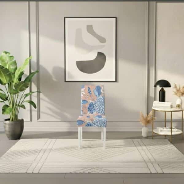Housse De Chaise À Motif Floral au Charme Naturel