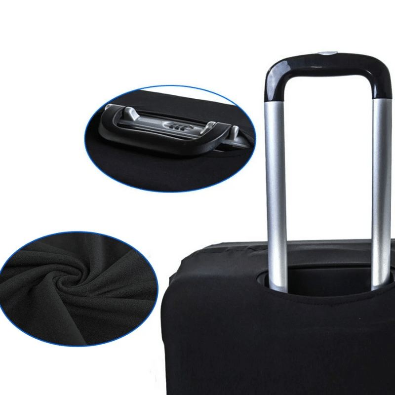 Housse de Valise Unie Au Regard Mystérieux Housse de Valise Unie Au Regard Mystérieux