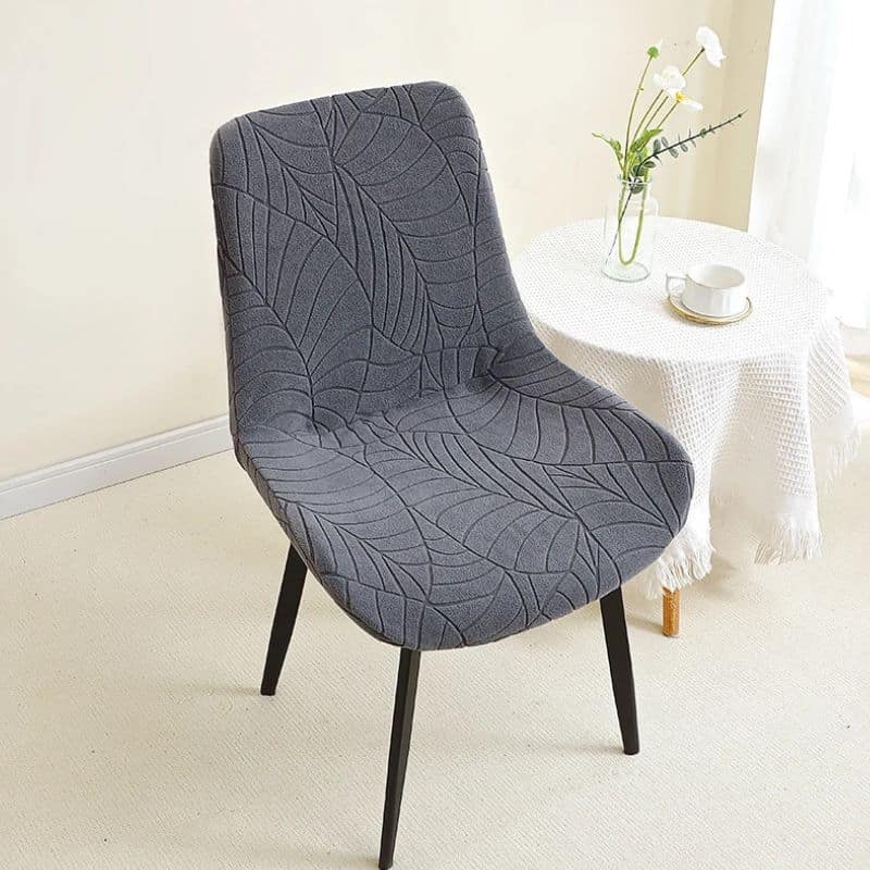 Housse De Chaise Déperlante Pour Chaise Incurvée En Jacquard Moderne Housse De Chaise Déperlante Pour Chaise Incurvée En Jacquard Moderne