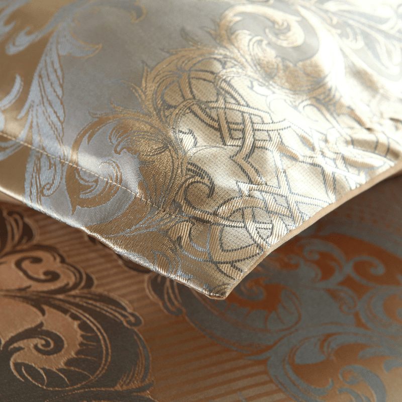 Housse de Couette Style Royal en Satin Housse de Couette Style Royal en Satin