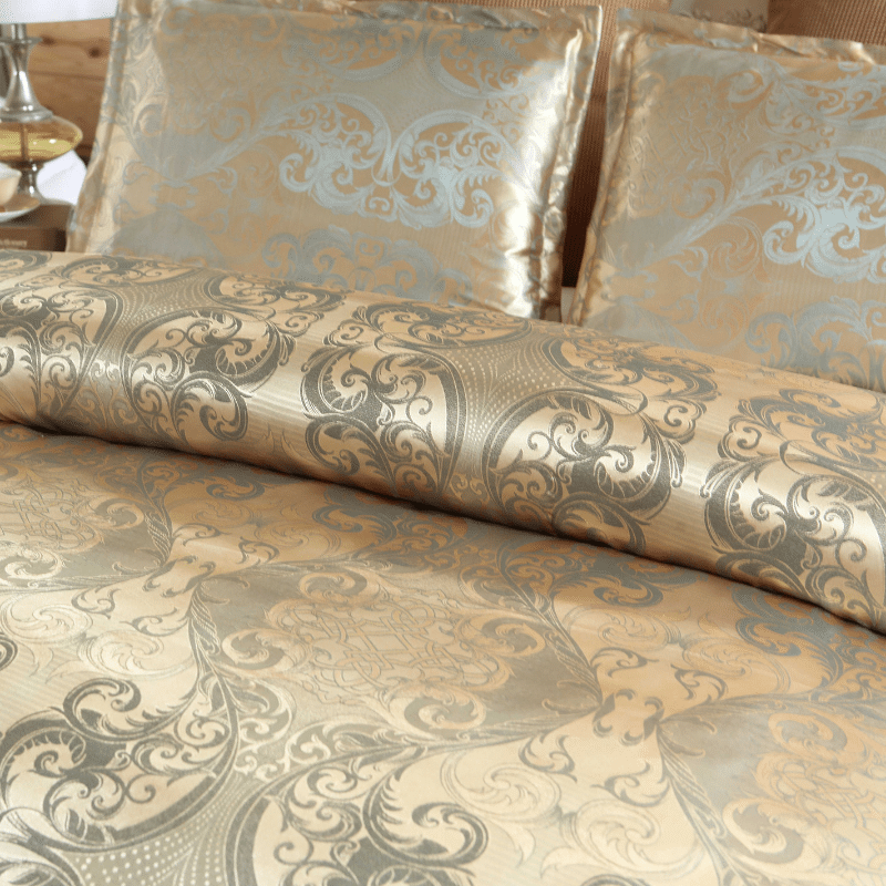 Housse de Couette Style Royal en Satin Housse de Couette Style Royal en Satin