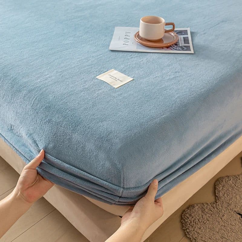 Drap Housse Style Luxe En Velours Drap Housse Style Luxe En Velours