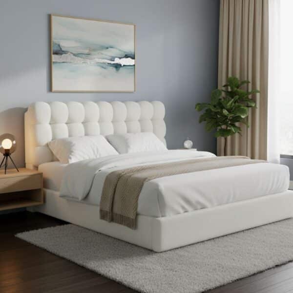 Tête de Lit Capitonnée Style Nuage