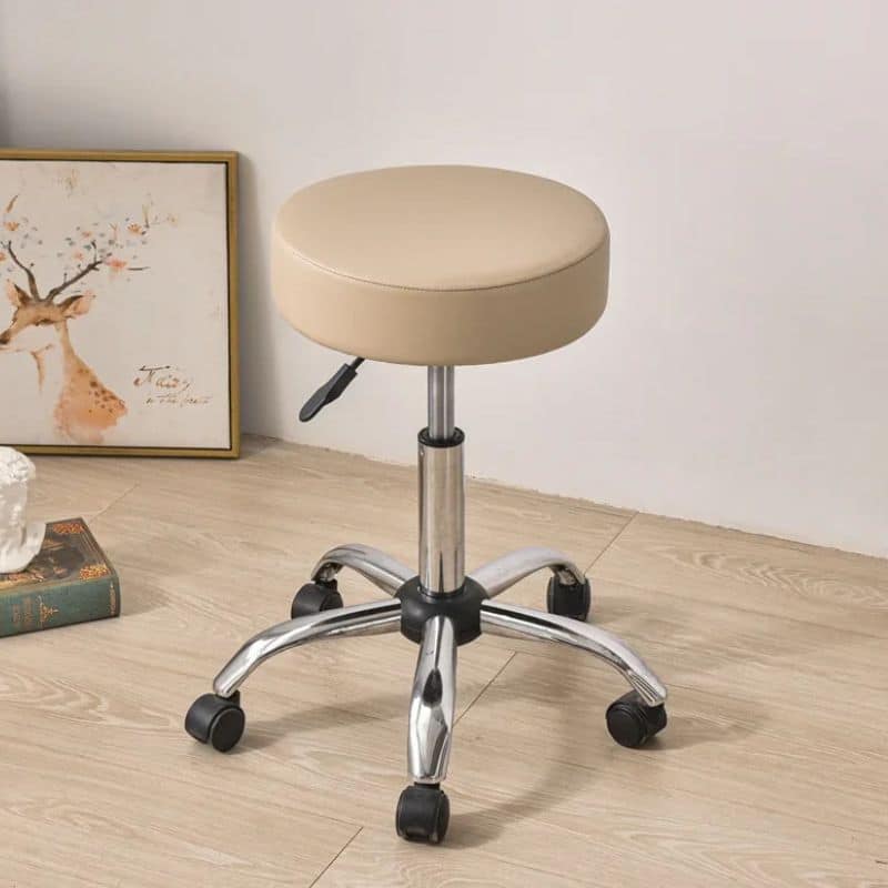 13-37 Housse De Chaise Déperlante Pour Tabouret Rond 2 pièces