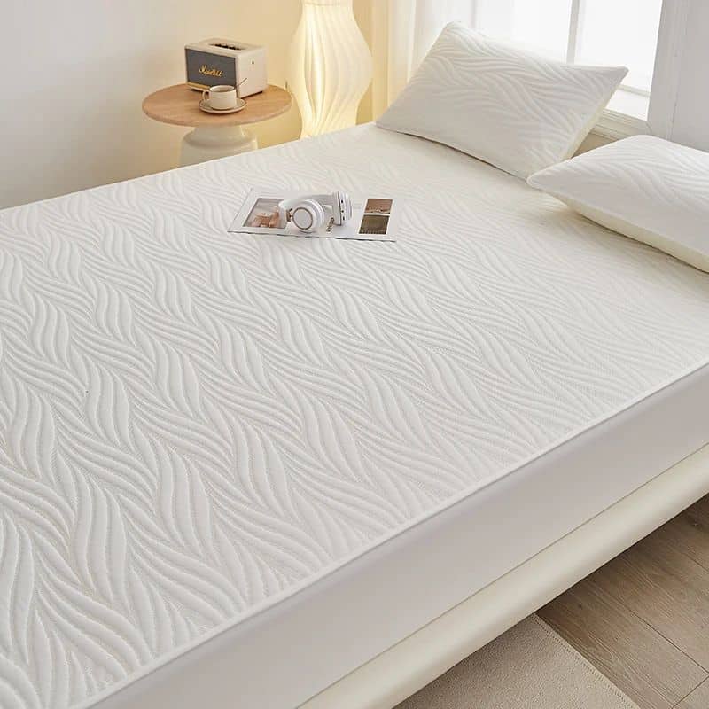 Drap-housse Style Matelassé Élégant Drap-housse Style Matelassé Élégant
