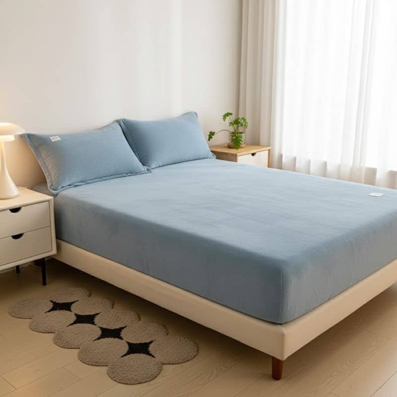Drap Housse Style Luxe En Velours Drap Housse Style Luxe En Velours