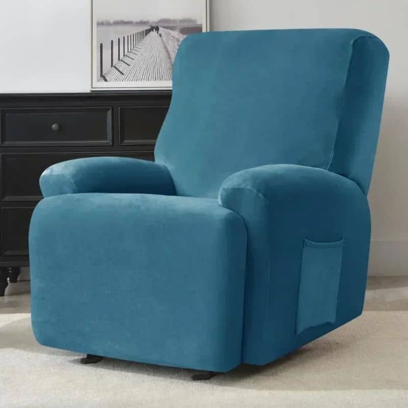 Housse De Fauteuil Relax En Velours Épais Style Chic Et Contemporain Housse De Fauteuil Relax En Velours Épais Style Chic Et Contemporain
