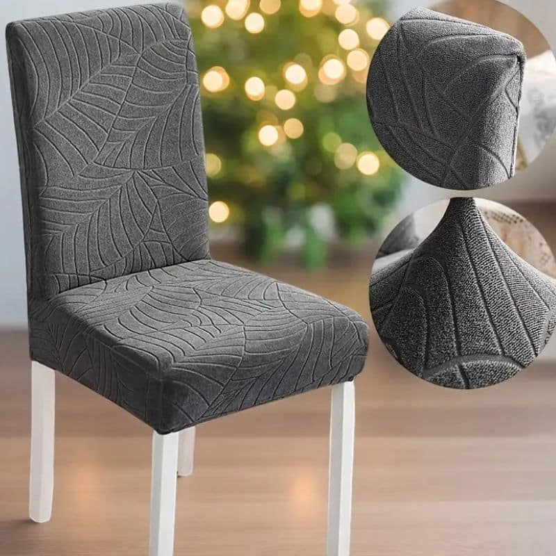 Housse De Chaise Déperlante En Jacquard Extensible Et Imperméable Housse De Chaise Déperlante En Jacquard Extensible Et Imperméable
