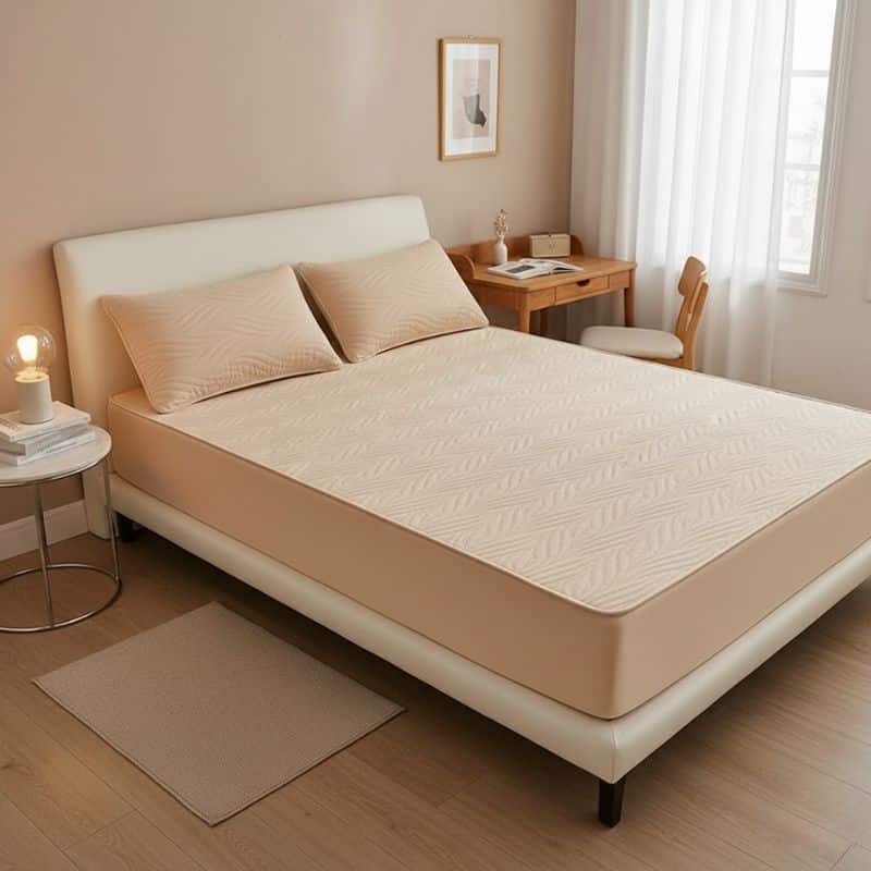 Drap-housse Style Matelassé Élégant Drap-housse Style Matelassé Élégant