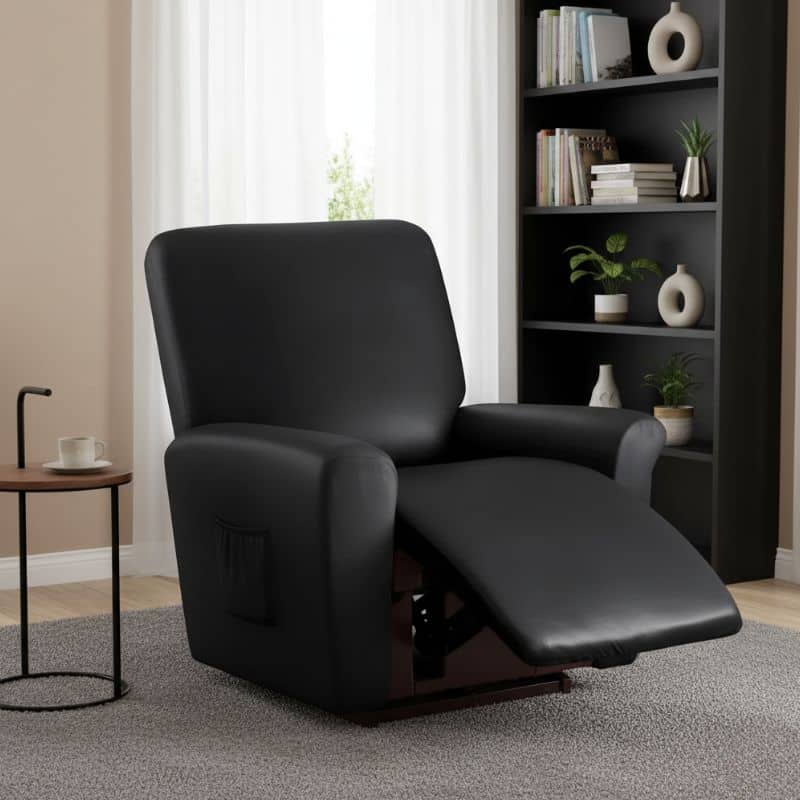 15-57 Housse de Fauteuil Déperlante en Cuir