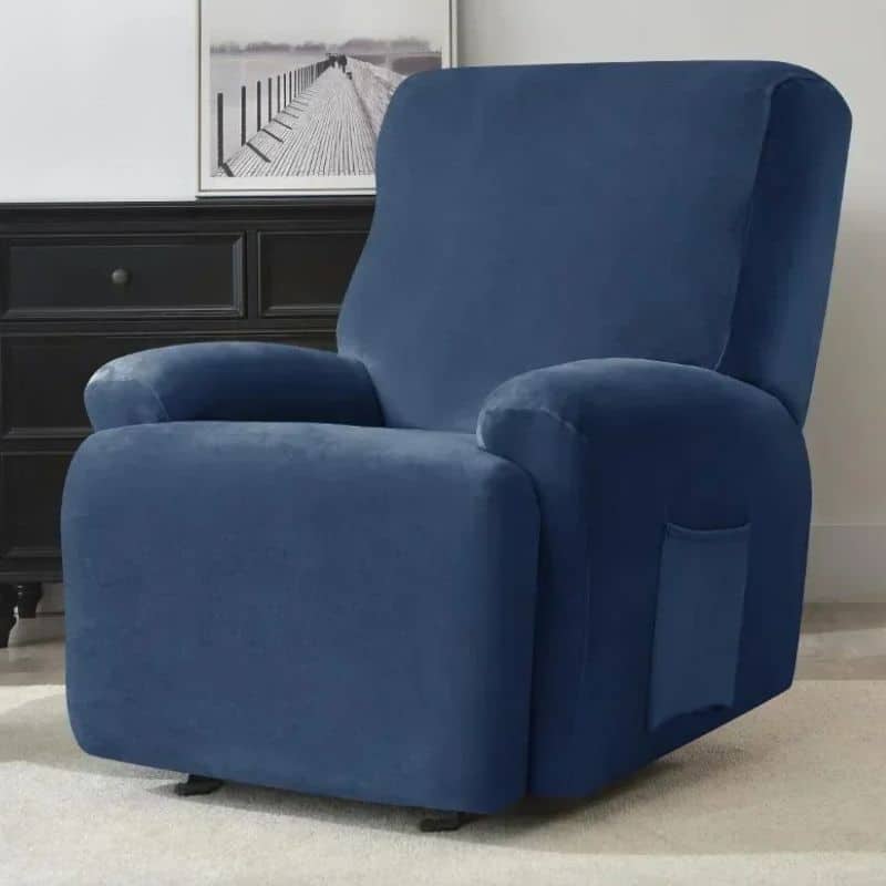 Housse De Fauteuil Relax En Velours Épais Style Chic Et Contemporain Housse De Fauteuil Relax En Velours Épais Style Chic Et Contemporain