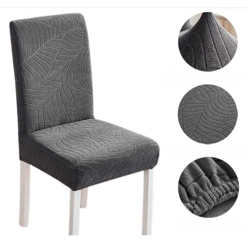 Housse De Chaise Déperlante En Jacquard Extensible Et Imperméable Housse De Chaise Déperlante En Jacquard Extensible Et Imperméable