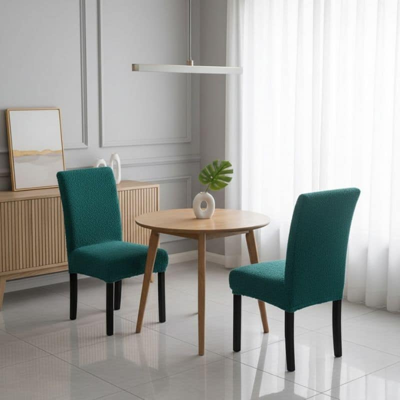 16-30 Housse De Chaise Unie En Laine D’Agneau Douce Et Épaisse