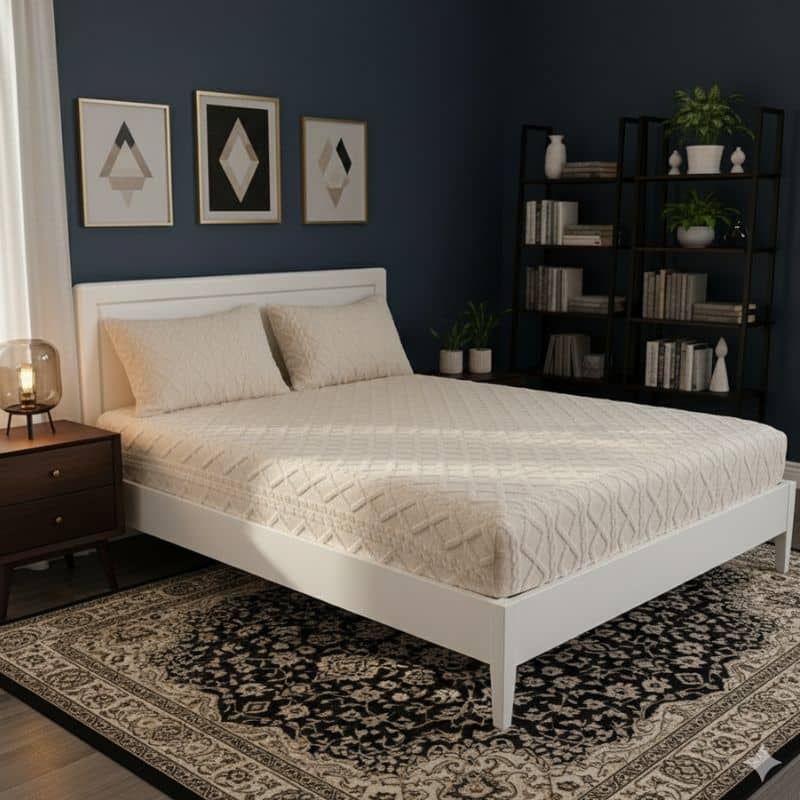 16-39 Drap-housse Style Hiver en Molleton