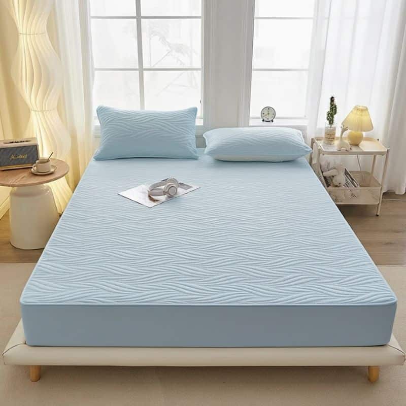 17-35 Drap-housse Style Matelassé Élégant