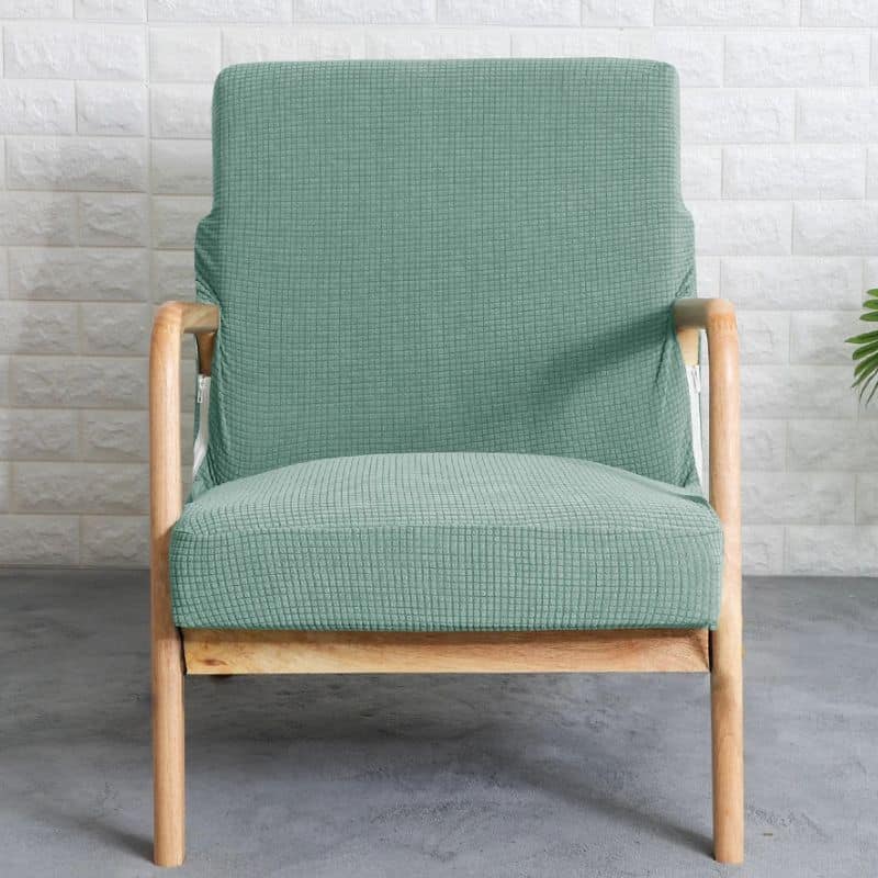 18-17 Housse De Chaise Déperlante En Jacquard Résistante À L’Eau