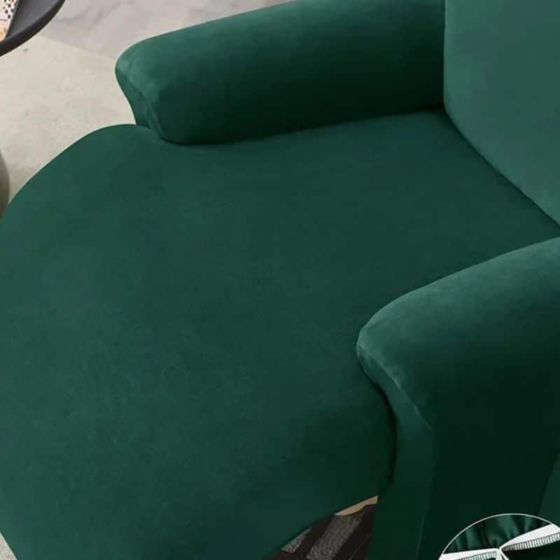 Housse De Fauteuil Relax En Velours Épais Style Chic Et Contemporain Housse De Fauteuil Relax En Velours Épais Style Chic Et Contemporain