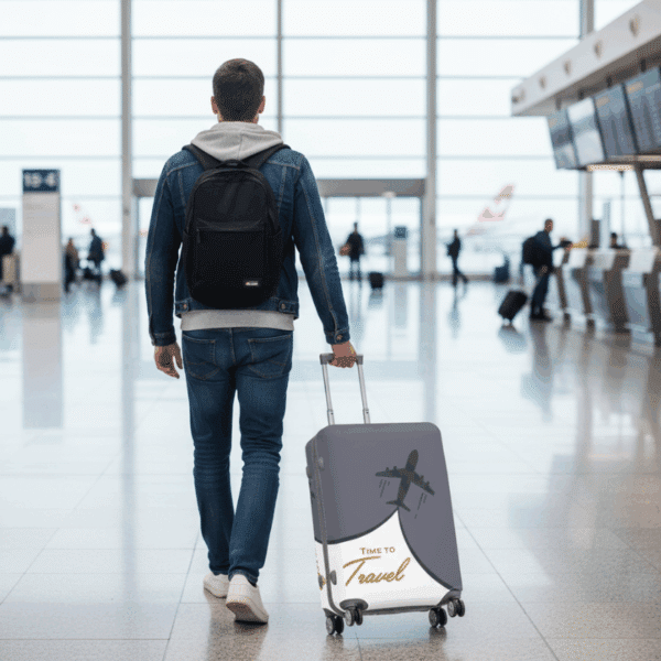 Housse de Valise Design Esprit Aérien