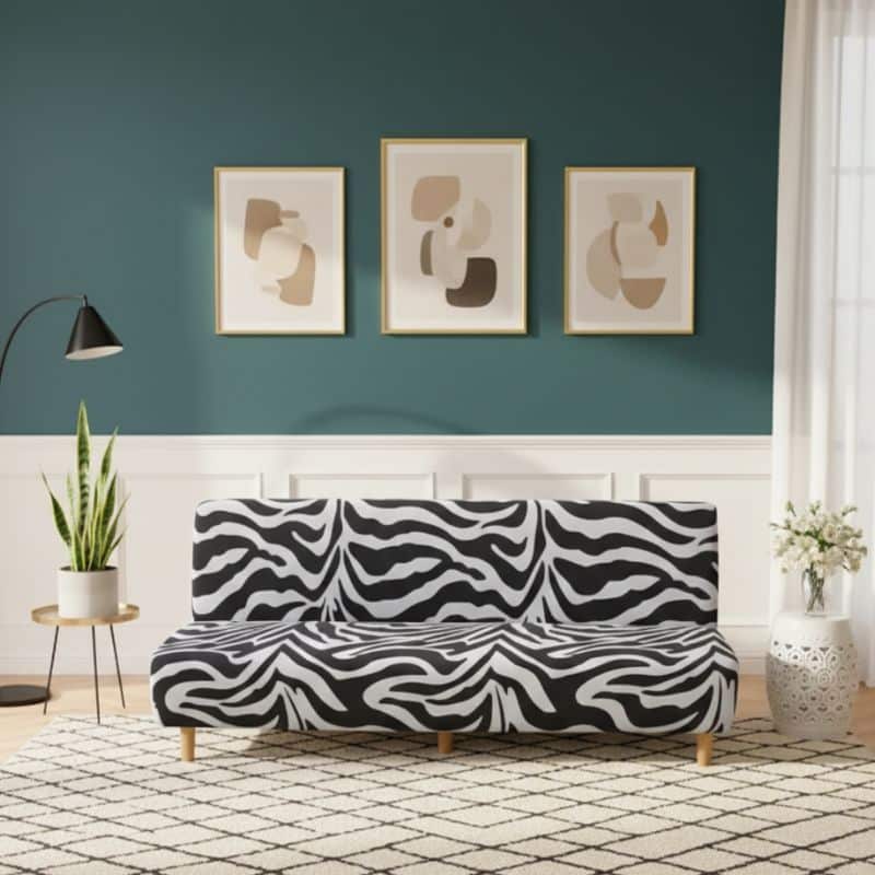 Housse De Canapé Convertible Style Zèbre Moderne Et Chic Housse De Canapé Convertible Style Zèbre Moderne Et Chic