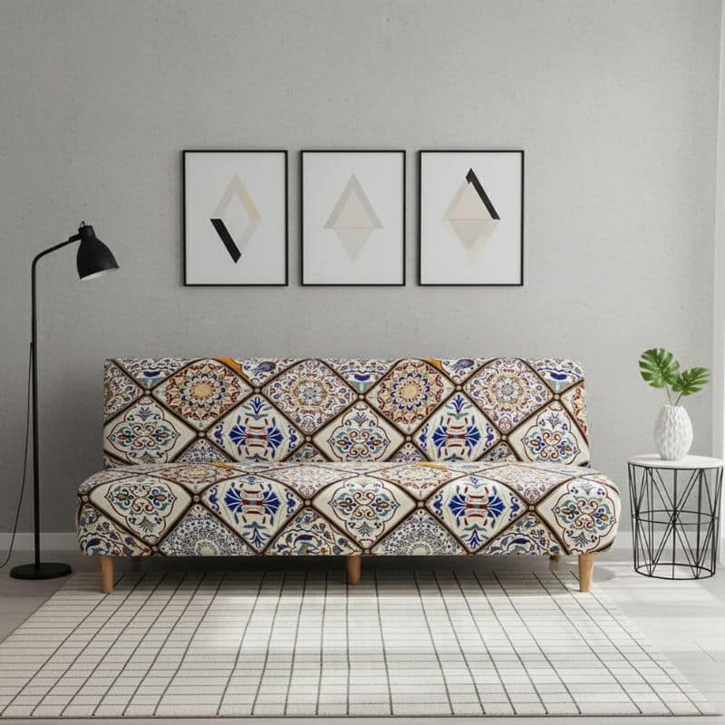 Housse De Canapé Convertible Et Extensible Style Bohème Chic Housse De Canapé Convertible Et Extensible Style Bohème Chic