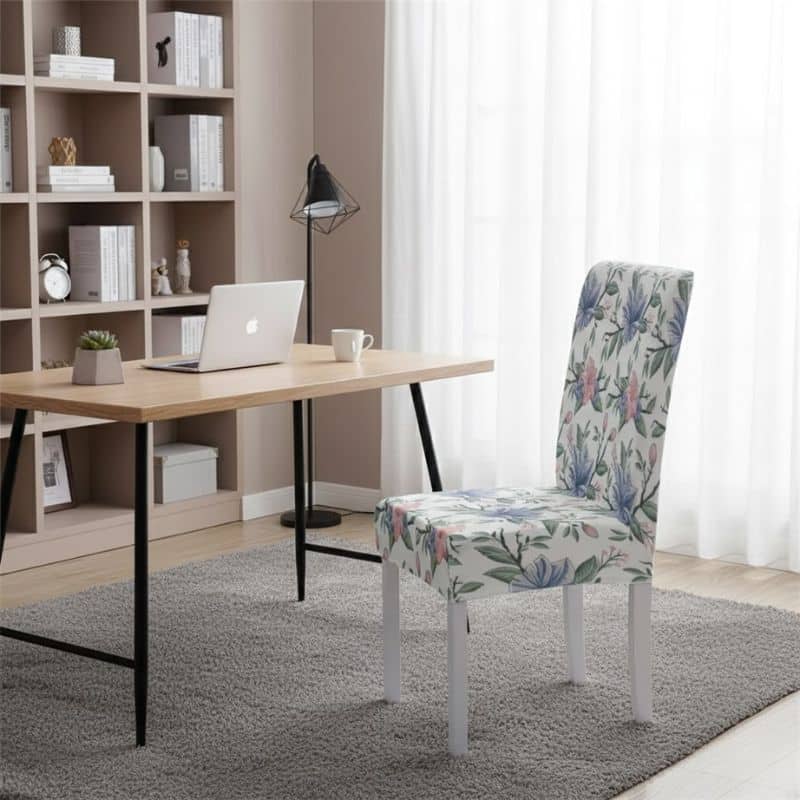 Housse De Chaise À Motif Floral Printanier Housse De Chaise À Motif Floral Printanier
